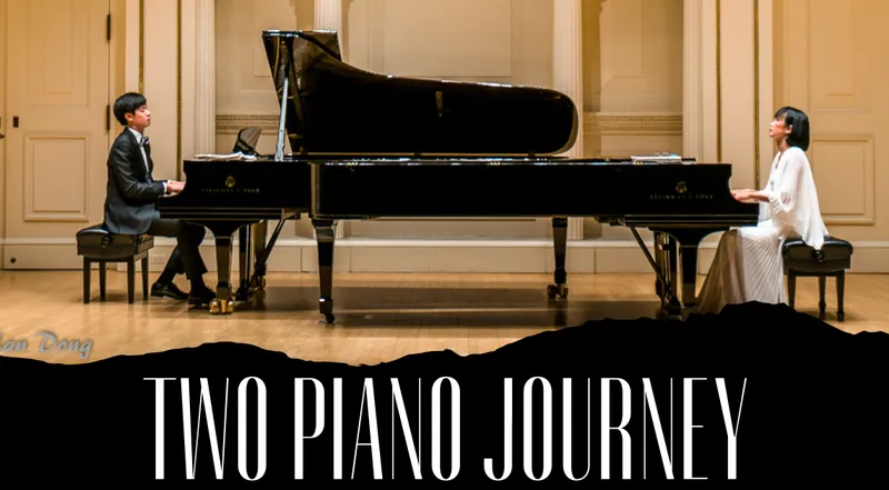Flyer for Two Piano Journey