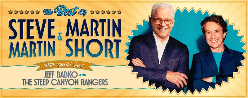 Flyer for The Best of Steve Martin & Martin Short