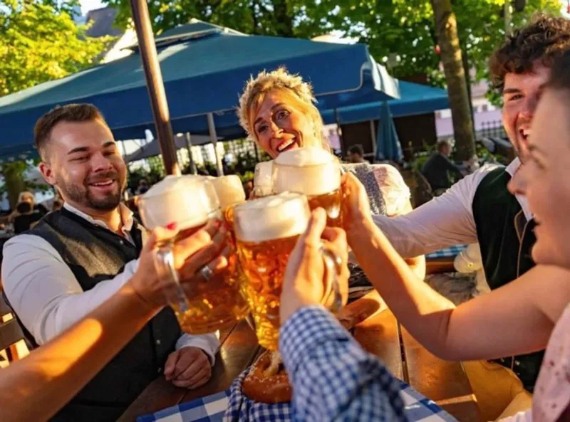 Flyer for Biergarten