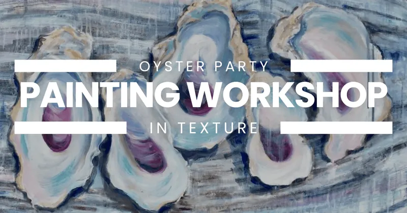 Flyer for Marsh in Texture: Painting Workshop