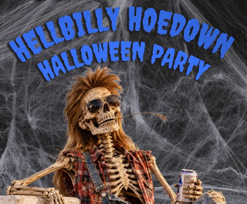 Flyer for Kickers Hellbelly Hoedown Halloween Party