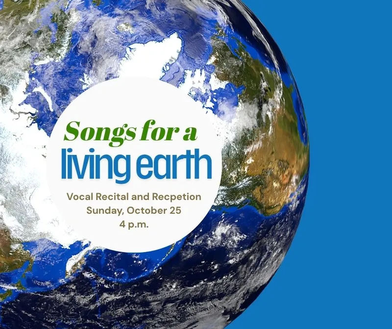 Flyer for Songs for a Living Earth