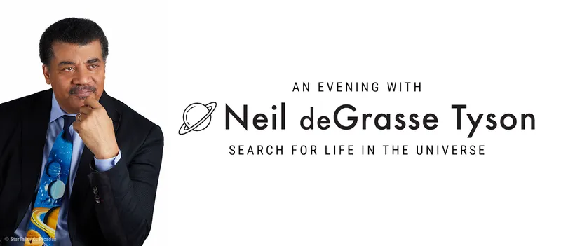 Flyer for An Evening with Neil deGrasse Tyson