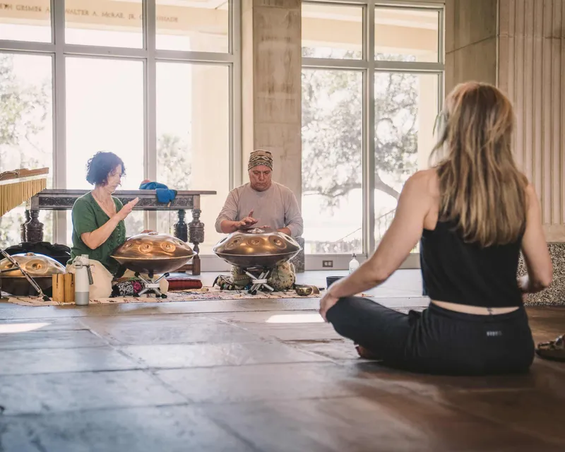 Flyer for Self-Care Sundays: Tai Chi and Sound Bath