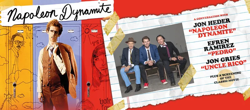 Flyer for Napoleon Dynamite LIVE!