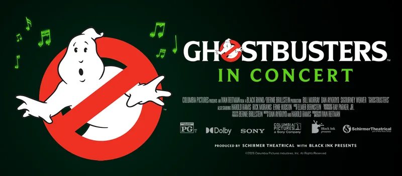 Flyer for Ghostbusters In Concert