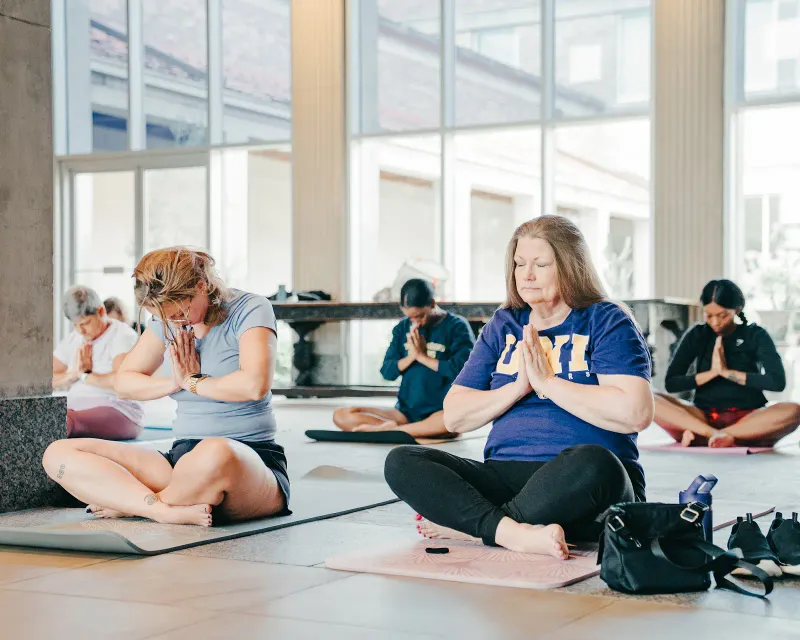 Flyer for Yoga for All