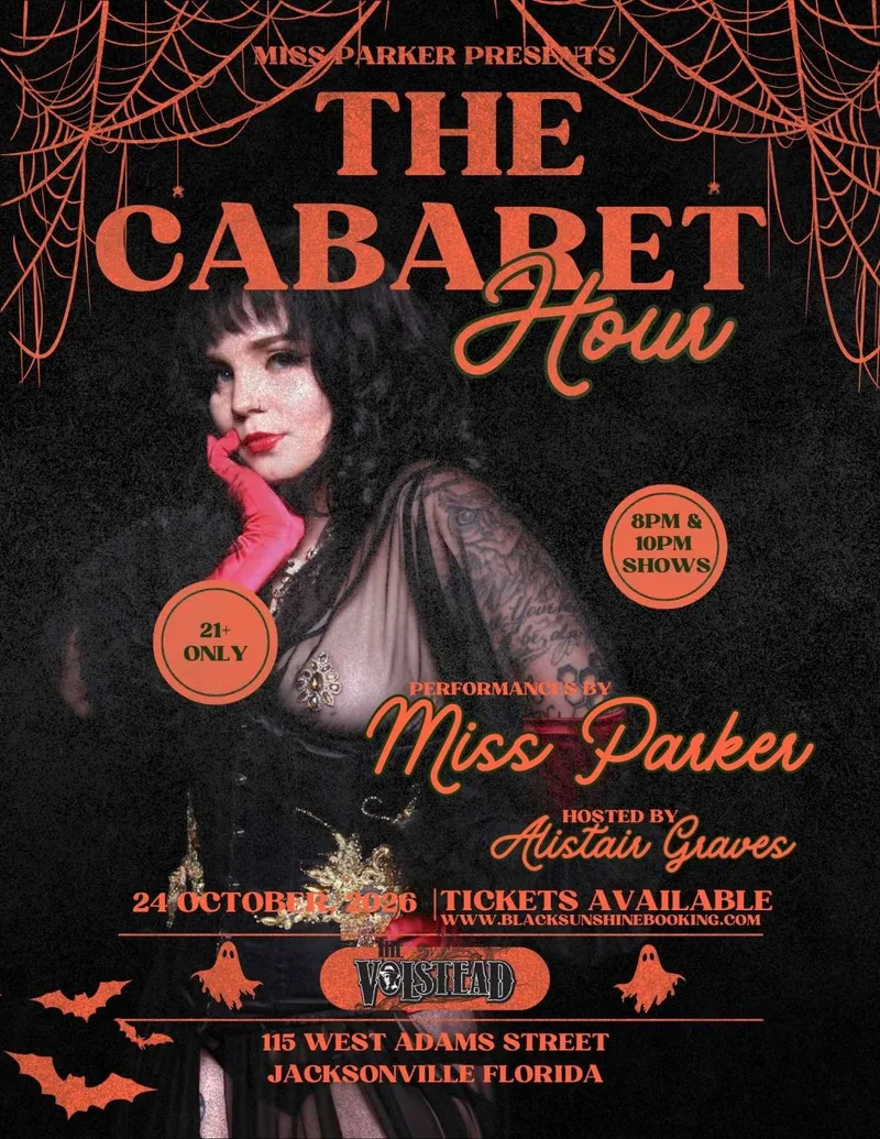 Flyer for THE CABARET HOUR *8PM Performance*