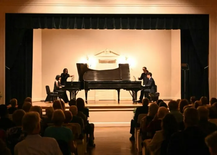 Flyer for Two Piano Journey