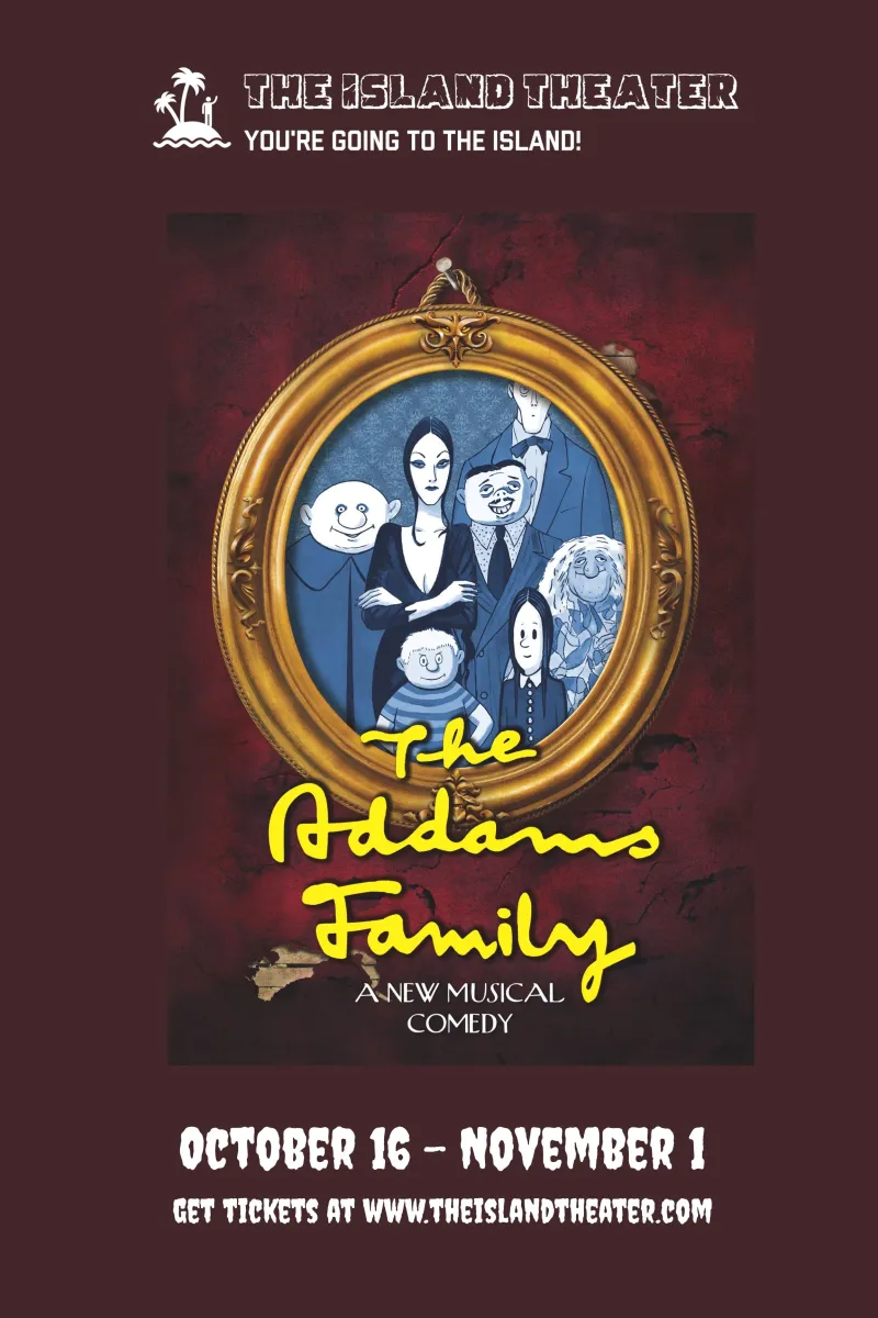 Flyer for The Addams Family