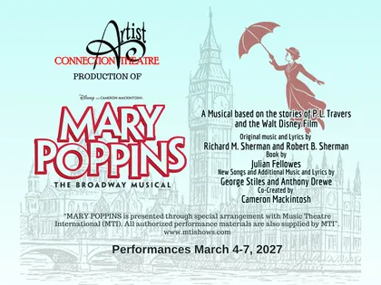Flyer for Mary Poppins