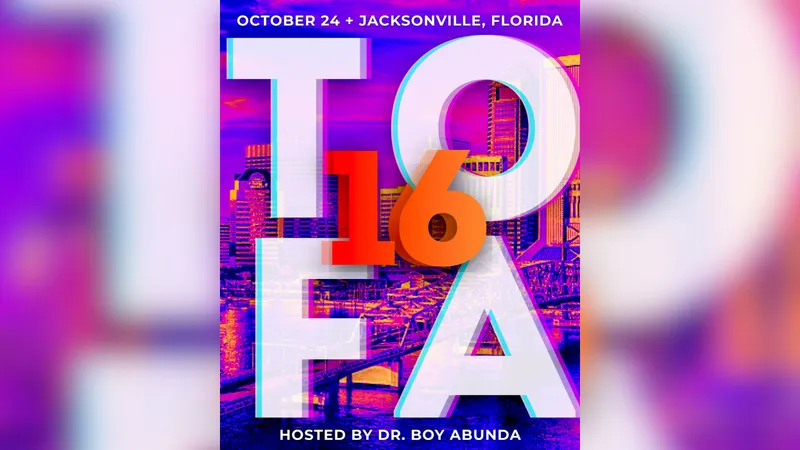 Flyer for The 16th Annual TOFA Awards