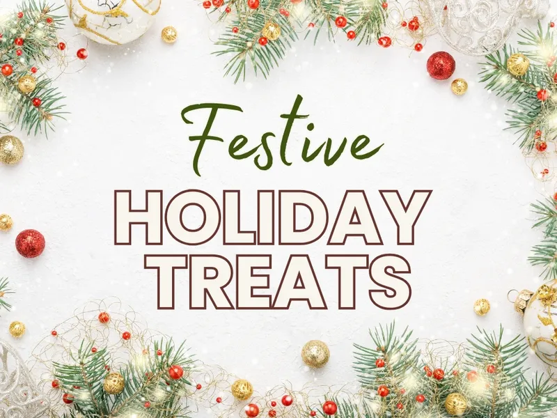 Flyer for Festive Holiday Treats