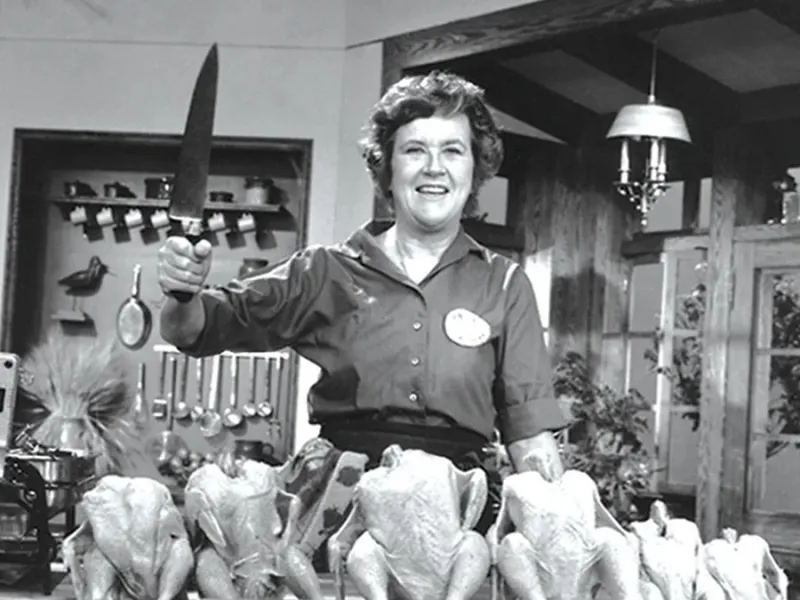 Flyer for Inspired French Cooking with Julia Child