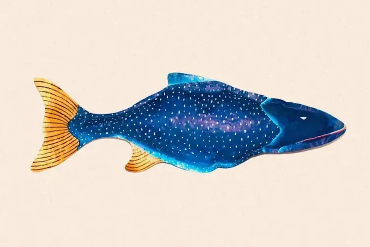 Flyer for MOCA Studio Practice: Fish Out of Paper with Melanie Berends