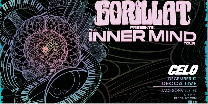 Flyer for GorillaT at Decca Live