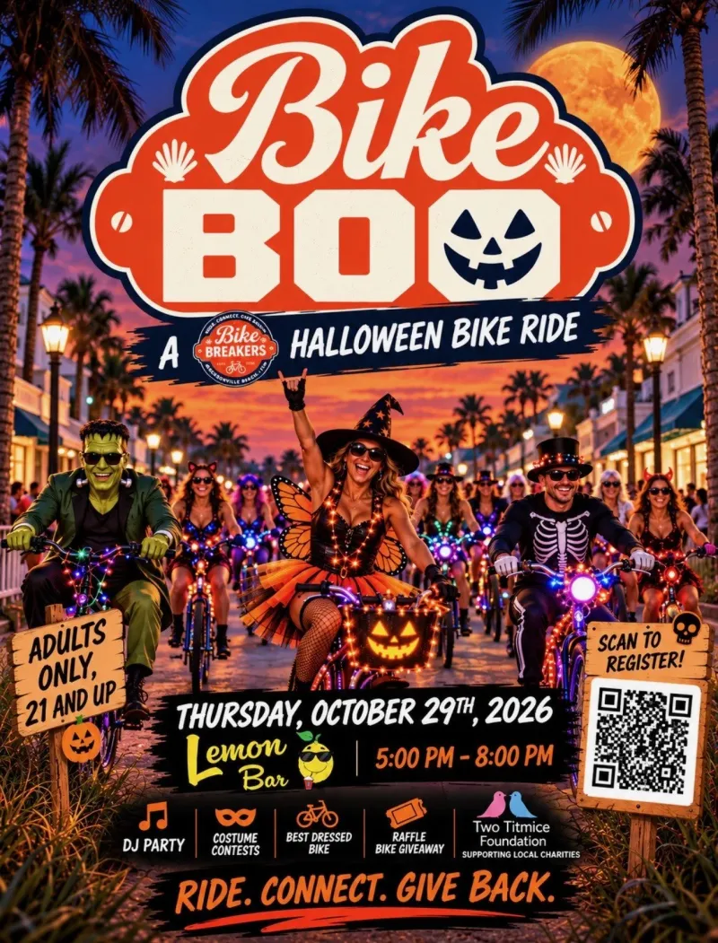 Flyer for Bike Breakers Halloween