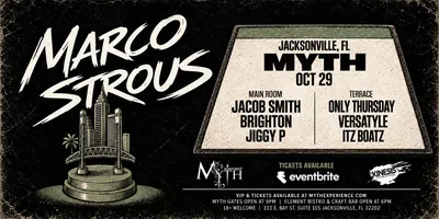 Flyer for Electronic Thursdays: Marco Strous at Myth Nightclub