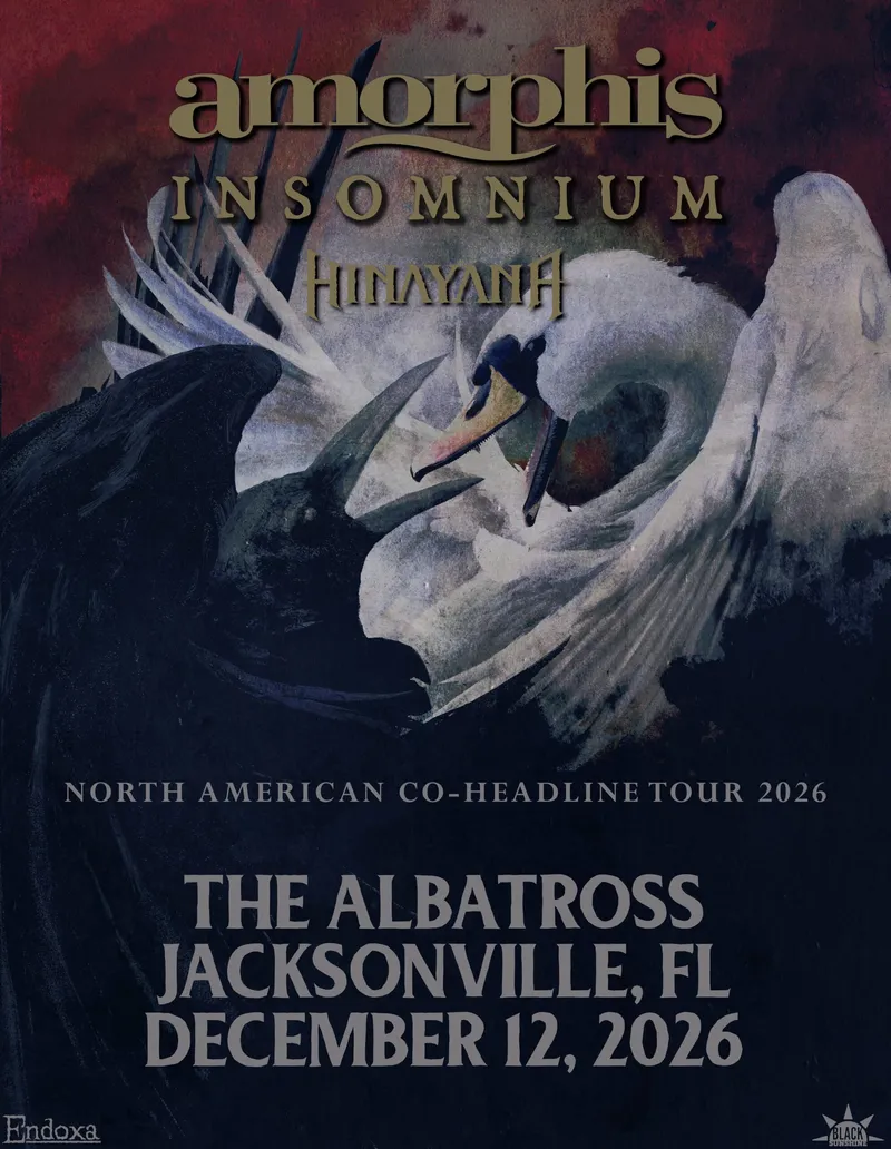 Flyer for AMORPHIS, INSOMNIUM, HINAYANA
